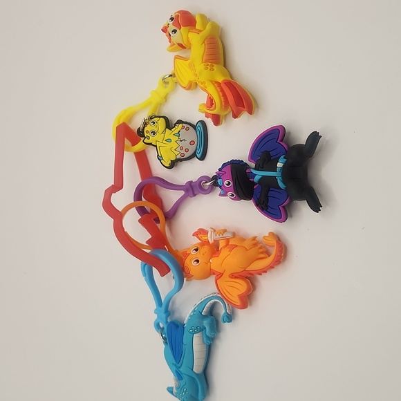 American Heart Association Lot of 5 Kids Heart Challenge Keychains Dinosaurs. - Picture 1 of 8